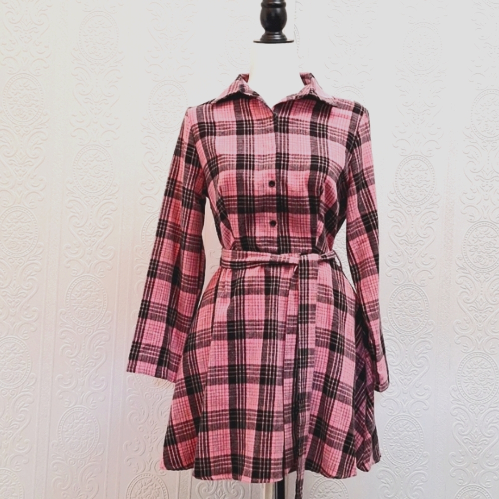 Plaid Flannel Dress